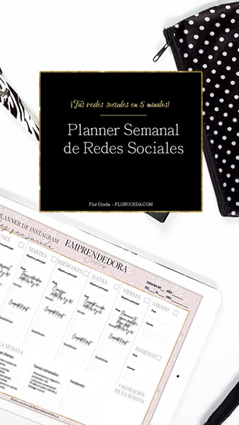 Planners semanales descargables