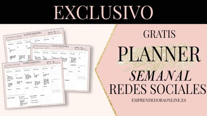 Muestra mi planificador semanal para redes sociales que uso.